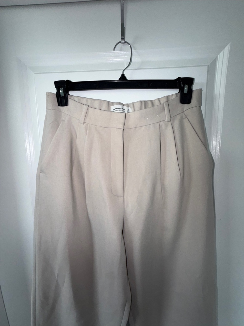Abercrombie & Fitch Sloane Tailored Pants Beige Size 31 Long - Picture 4 of 10